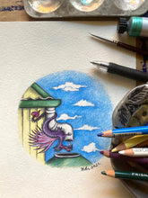 Load image into Gallery viewer, "Downpipe Dragon" Drawing