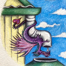 Load image into Gallery viewer, "Downpipe Dragon" Drawing