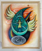 Load image into Gallery viewer, "Here & Now II" Framed Acrylic painting