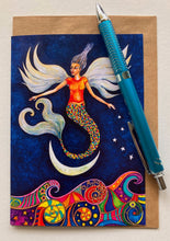 Load image into Gallery viewer, "Making Waves" 6 Pack Mermaid Greeting Cards