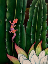 Load image into Gallery viewer, "Night Queen & the Dog Star" Acrylic painting