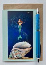 Load image into Gallery viewer, "Song to the Siren" 4 Pack Mermaid Greeting Cards