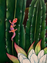 Load image into Gallery viewer, "Night Queen & the Dog Star" Acrylic painting