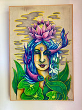 Load image into Gallery viewer, "Pisces Dreaming" Coloured Pencil Drawing
