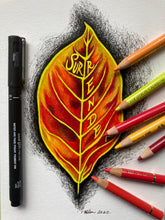 Load image into Gallery viewer, "Surrender Autumn Leaf" - drawing