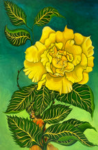 Load image into Gallery viewer, "Yellow Rose Fairy" Acrylic painting