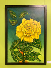 Load image into Gallery viewer, "Yellow Rose Fairy" Acrylic painting