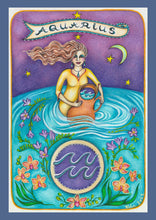 Load image into Gallery viewer, "Aquarius" Greeting Card