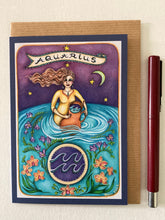 Load image into Gallery viewer, "Aquarius" Greeting Card