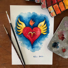 Load image into Gallery viewer, "Aries Heartwings"