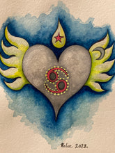 Load image into Gallery viewer, "Cancer Heartwings"