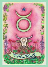 Load image into Gallery viewer, "Taurus" Greeting Card