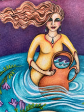 Load image into Gallery viewer, "Aquarius" Greeting Card