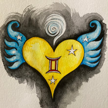 Load image into Gallery viewer, "Gemini Heartwings"