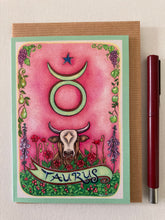 Load image into Gallery viewer, "Taurus" Greeting Card