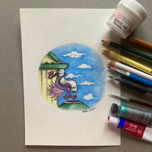 Load image into Gallery viewer, "Downpipe Dragon" Drawing
