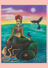 Load image into Gallery viewer, "Frida Mermaid" Greeting Card
