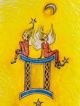 Load image into Gallery viewer, "Gemini Sassy Twins" Watercolour
