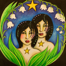 Load image into Gallery viewer, "Gemini" drawing
