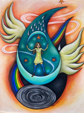 Load image into Gallery viewer, "Here &amp; Now II" Framed Acrylic painting
