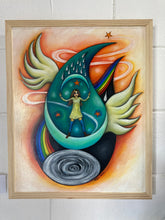 Load image into Gallery viewer, "Here &amp; Now II" Framed Acrylic painting
