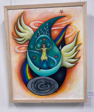 Load image into Gallery viewer, "Here &amp; Now II" Framed Acrylic painting
