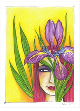 Load image into Gallery viewer, "Iris" Greeting Card
