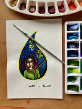 Load image into Gallery viewer, "Laureli" watercolour
