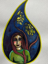 Load image into Gallery viewer, "Laureli" watercolour
