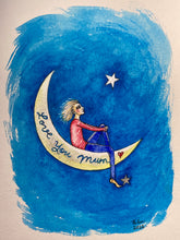 Load image into Gallery viewer, "Love You Mum" Watercolour
