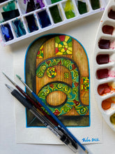 Load image into Gallery viewer, "Lowercase a" Watercolour
