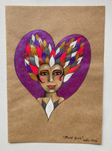 Load image into Gallery viewer, "Mardi Gras" Watercolour painting
