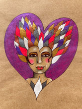 Load image into Gallery viewer, "Mardi Gras" Watercolour painting
