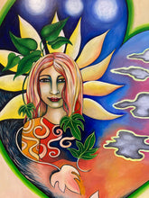 Load image into Gallery viewer, "Only From the Heart" Acrylic painting
