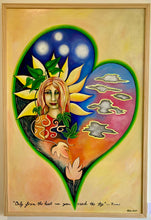 Load image into Gallery viewer, "Only From the Heart" Acrylic painting
