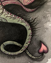 Load image into Gallery viewer, "Pimp Your Seahorse" Watercolour
