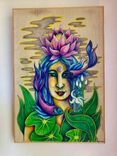 Load image into Gallery viewer, "Pisces Dreaming" Coloured Pencil Drawing
