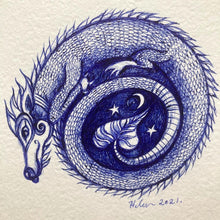 Load image into Gallery viewer, "Precious Dragon" drawing

