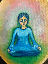 Load image into Gallery viewer, "Seed" framed oil painting
