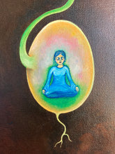 Load image into Gallery viewer, "Seed" framed oil painting
