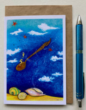 Load image into Gallery viewer, "Sweet Seahorse" 4 Pack Greeting Cards

