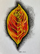Load image into Gallery viewer, "Surrender Autumn Leaf" - drawing
