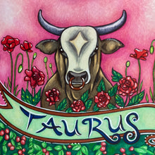 Load image into Gallery viewer, "Taurus" drawing

