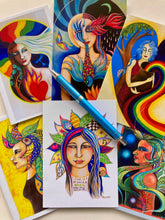 Load image into Gallery viewer, "True Colours" 6 Pack Greeting Cards

