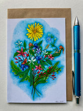 Load image into Gallery viewer, "Wildflowers" 4 Pack Greeting Cards
