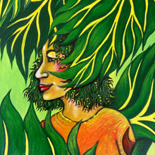 Load image into Gallery viewer, "Yellow Rose Fairy" Acrylic painting
