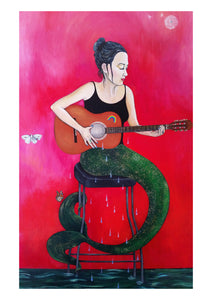 "While My Guitar Gently Weeps" Fine Art Print