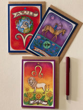 Load image into Gallery viewer, &quot;Zodiac Greeting Card Set&quot; 12 pack

